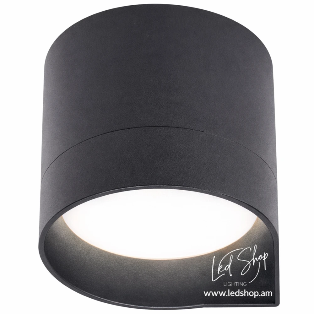 artakin-led-lusatu-inlight-gx53-1-sev 1 արտաքին LED լուսատու InLight GX53-1 սև