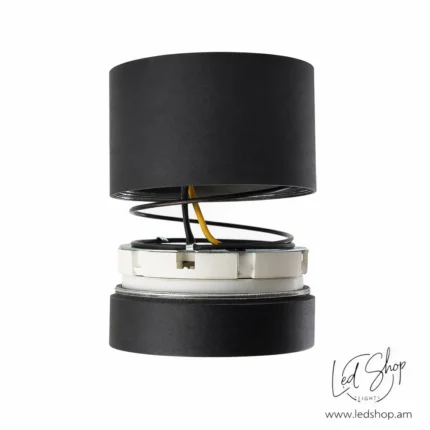 արտաքին LED լուսատու InLight GX53-1 սև