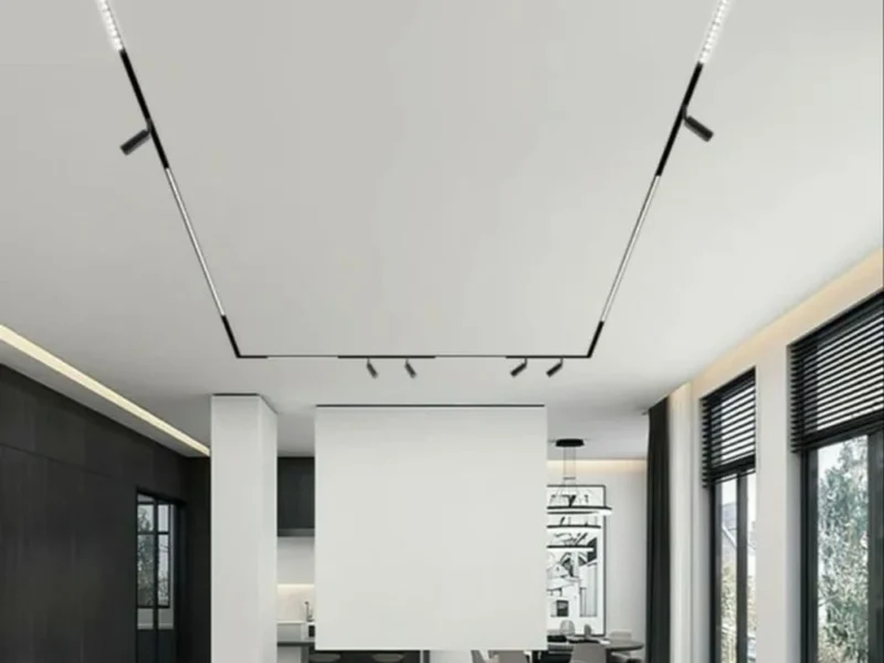 Մագնիսական թրեք LED լուսավորման համակարգ գծային և կետային լուսատուներով Երևանում — ledshop